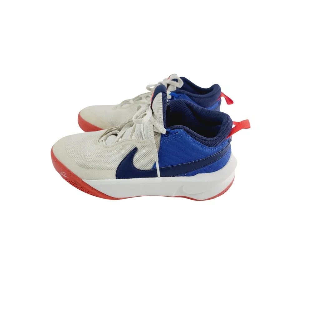 Nike, Sports Casual Athletic Shoes BOY‎ Size 6Y White/Blue/Red, Color